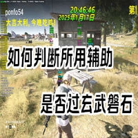 网吧玩家如何判断自己用的PUBG辅助是否能过玄武磐石卫士