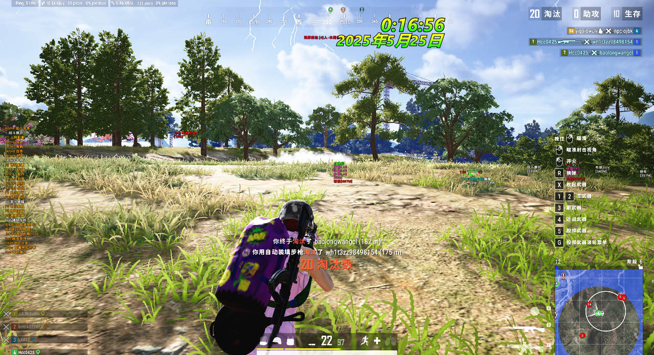PUBG辅助,绝地求生大白辅助效果图