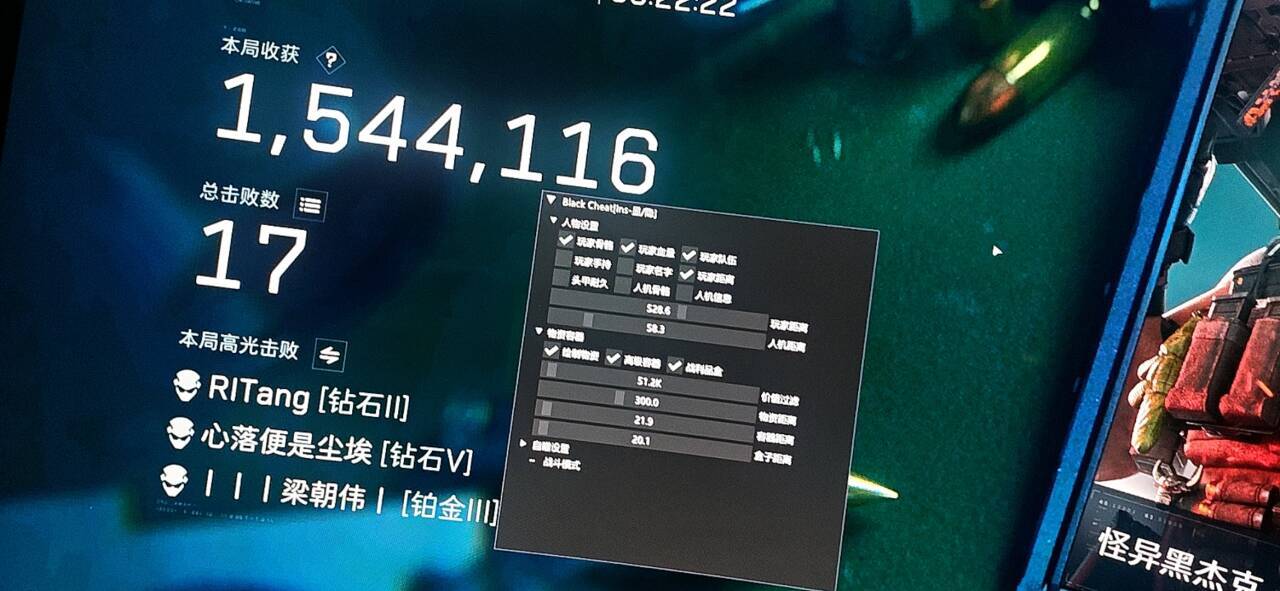 三角洲行动辅助,sjz辅助,三角洲BK辅助效果图